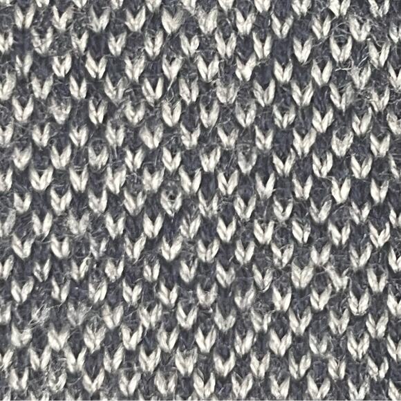 Banana Republic Merino Wool Sweater Mens Large Shawl Collar Blue Birdseye Knit - Picture 3 of 9